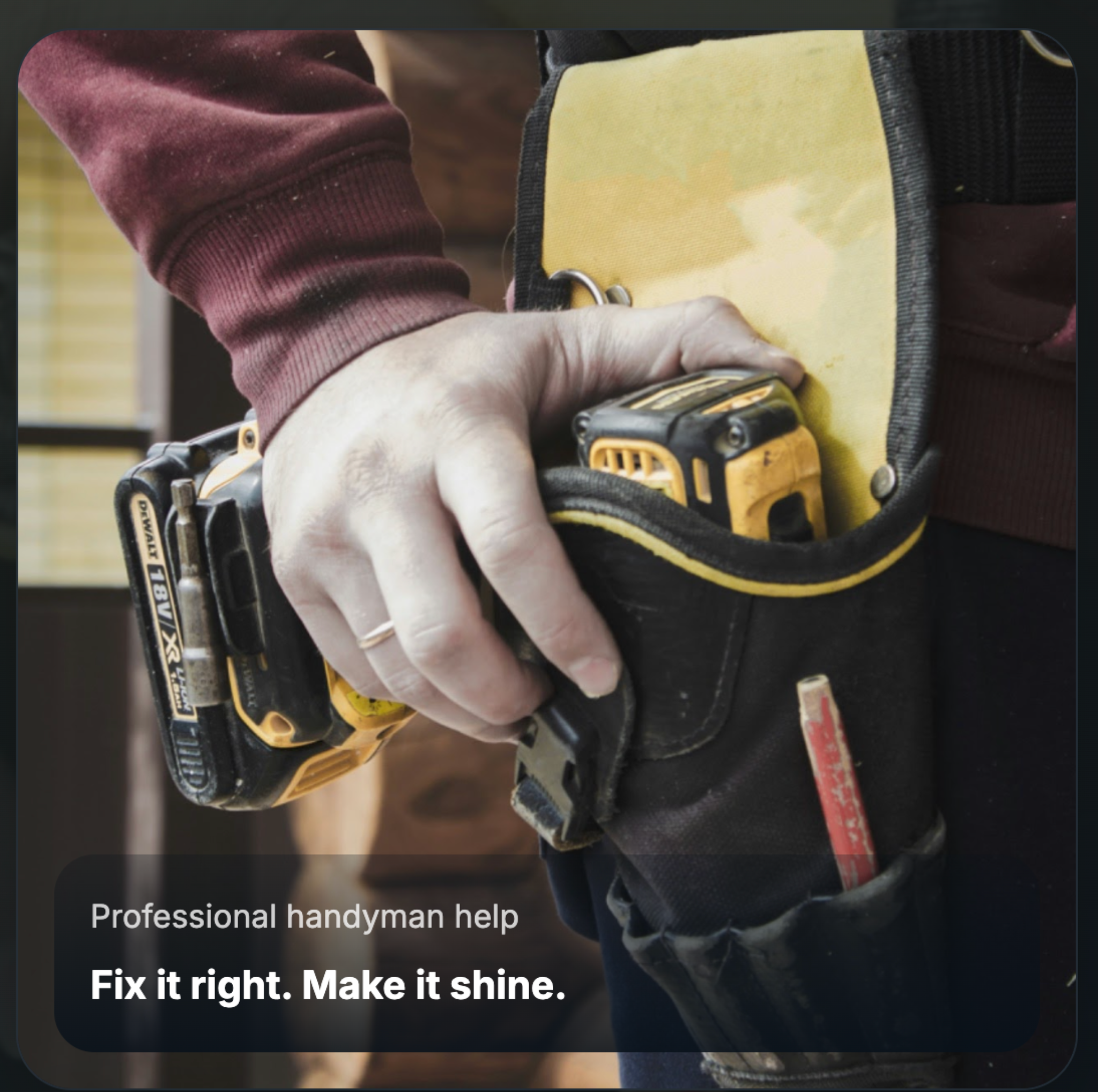 Professional handyman help